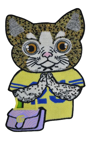 Cheering Cat Sew Patch