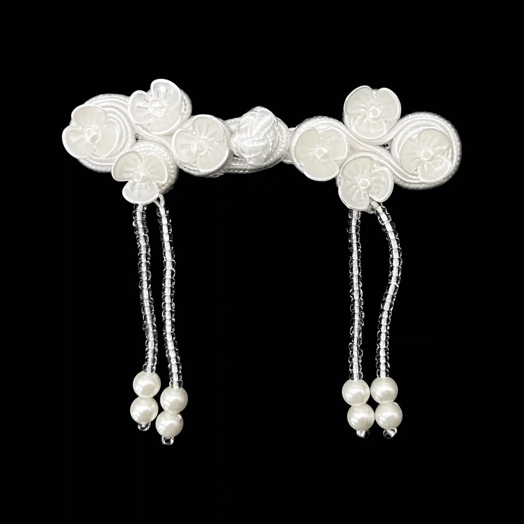 Floral Tassel Frog Closure Buttons