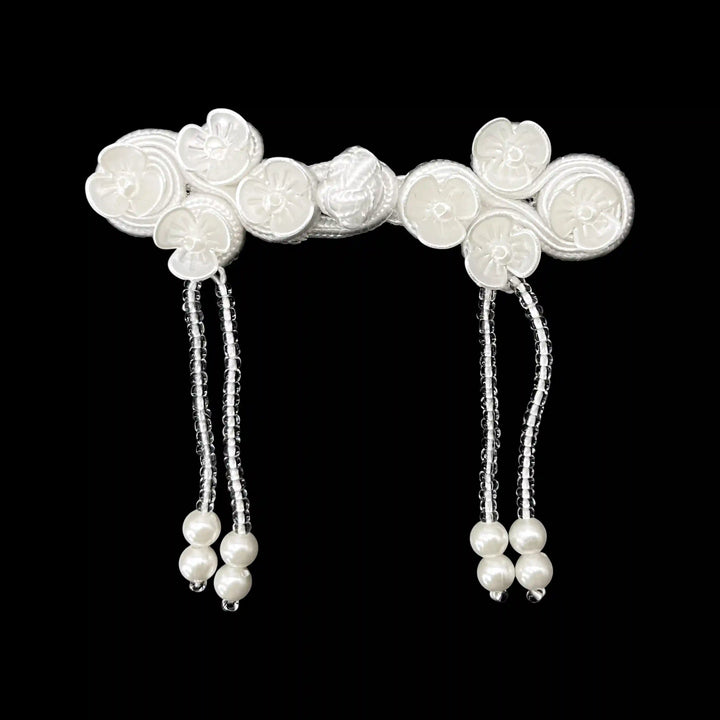 Floral Tassel Frog Closure Buttons