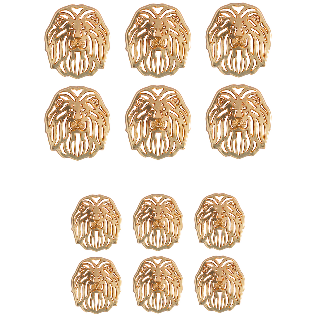 Mane Attraction Lion Buttons