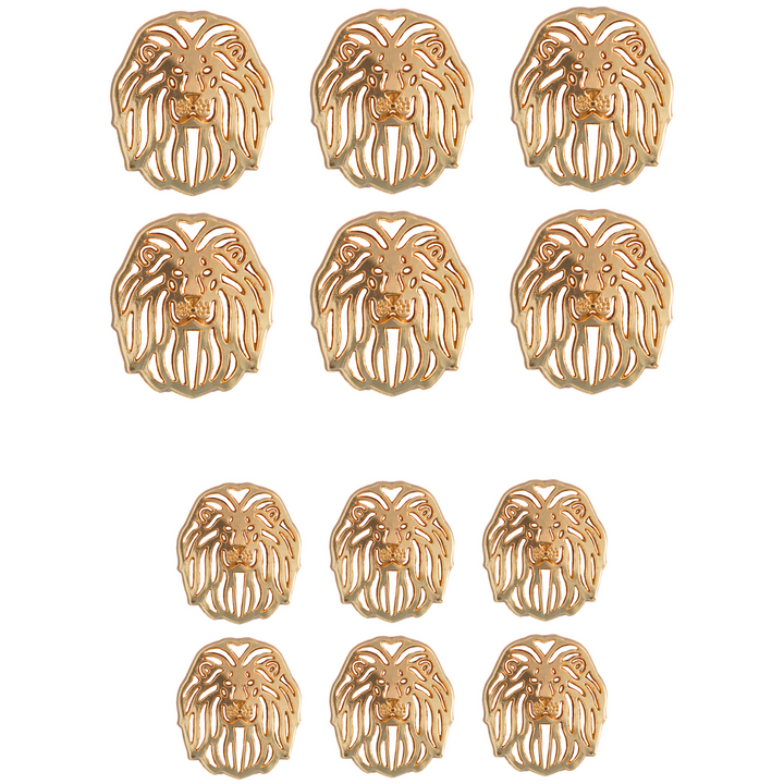 Mane Attraction Lion Buttons