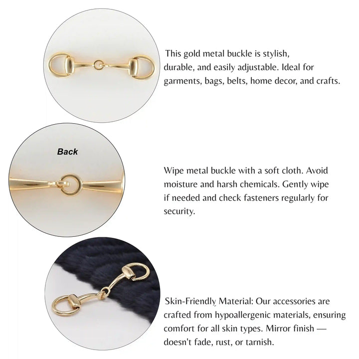 Horse Bit Metal Buckle