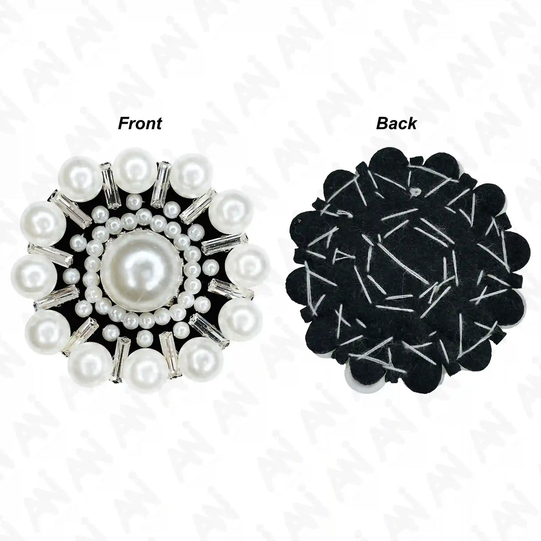 Floral Pearl Patch