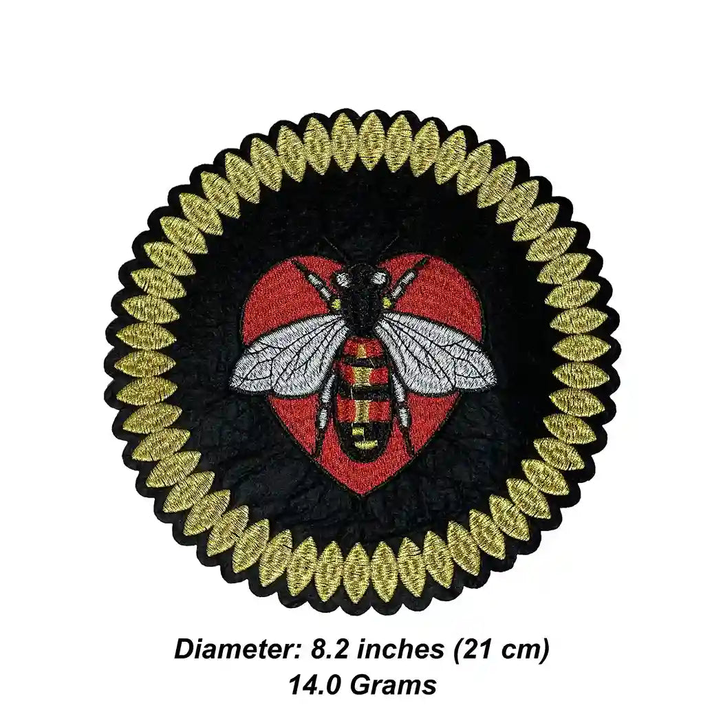 Honey Bee Multicolor Hot-Fix Patch