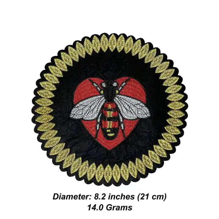 Honey Bee Multicolor Hot-Fix Patch