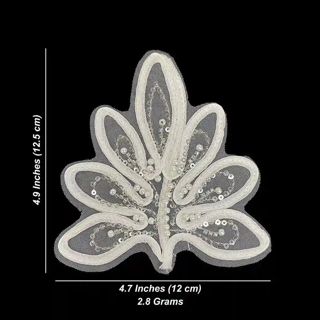 Luxury Beaded Symbolic Appliqué Patch