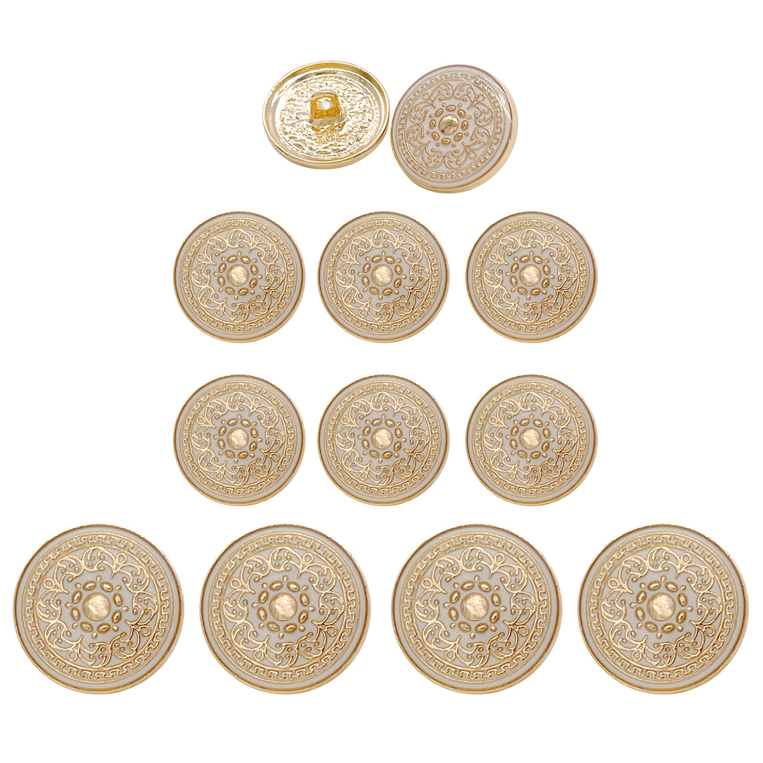 Royal Elegance Metal Buttons