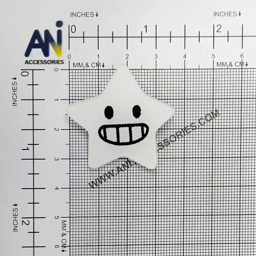 Smiley Star Brooch