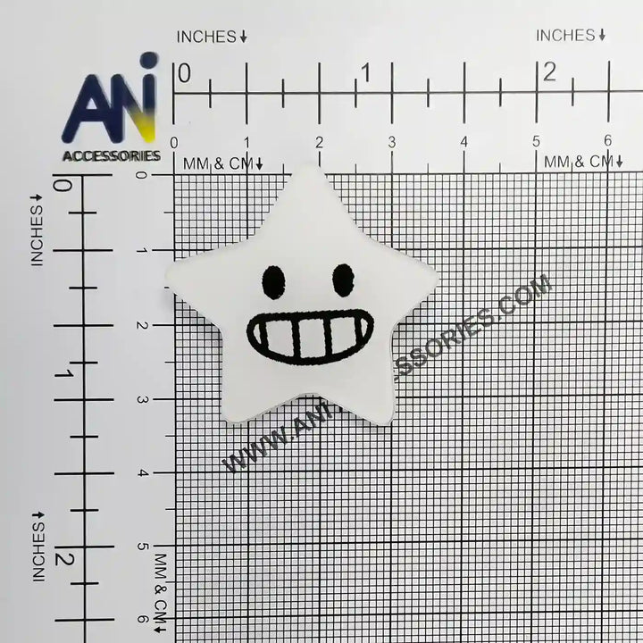 Smiley Star Brooch