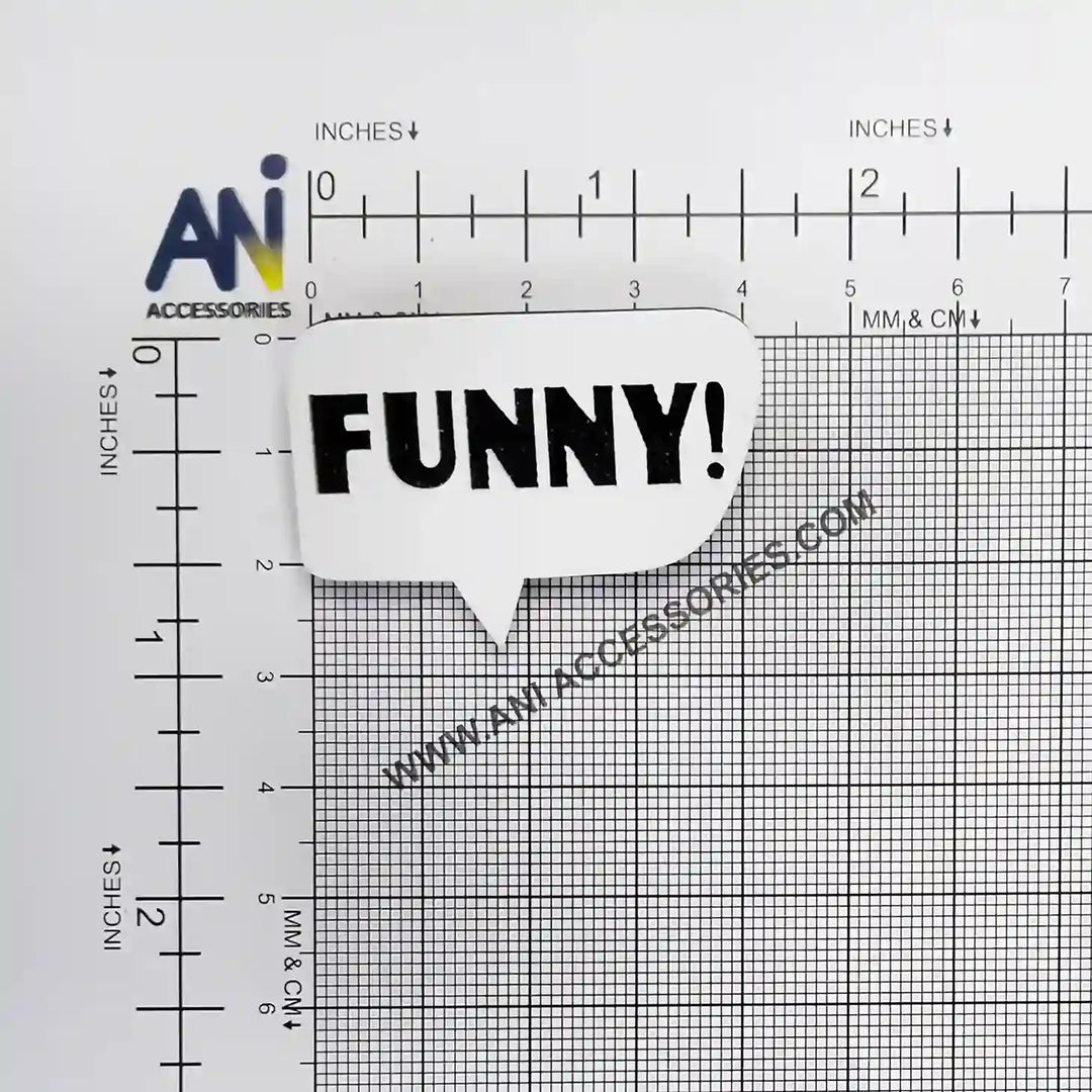 Funny Word Bubble Pin