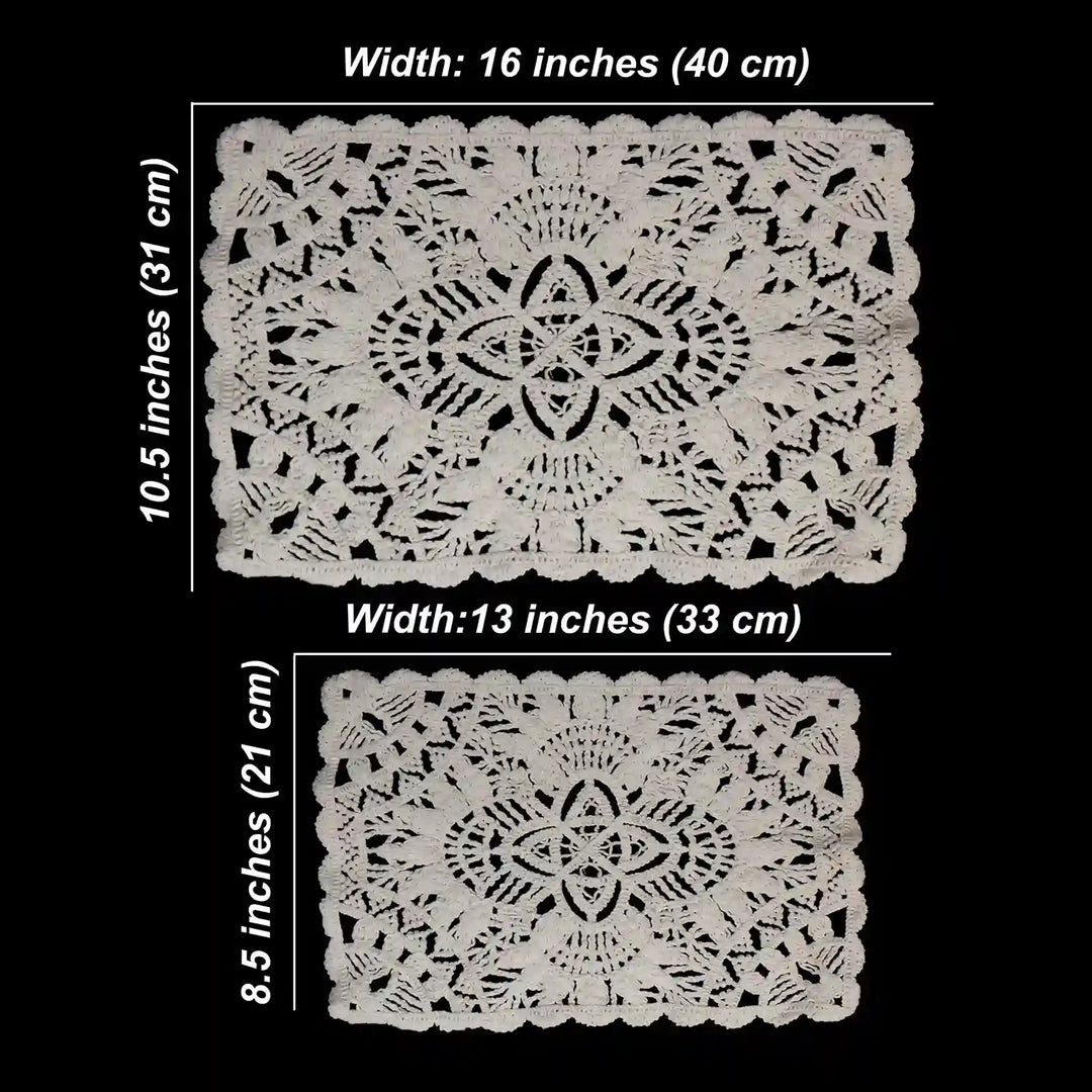 Rectangular Doily Appliqu Patch