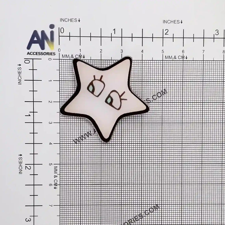 Star Face Brooch
