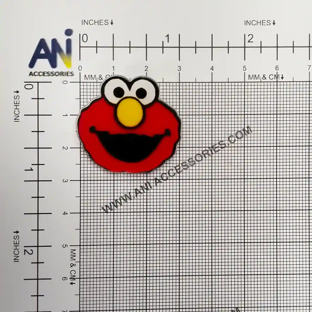 Elmo Face Brooch Pin