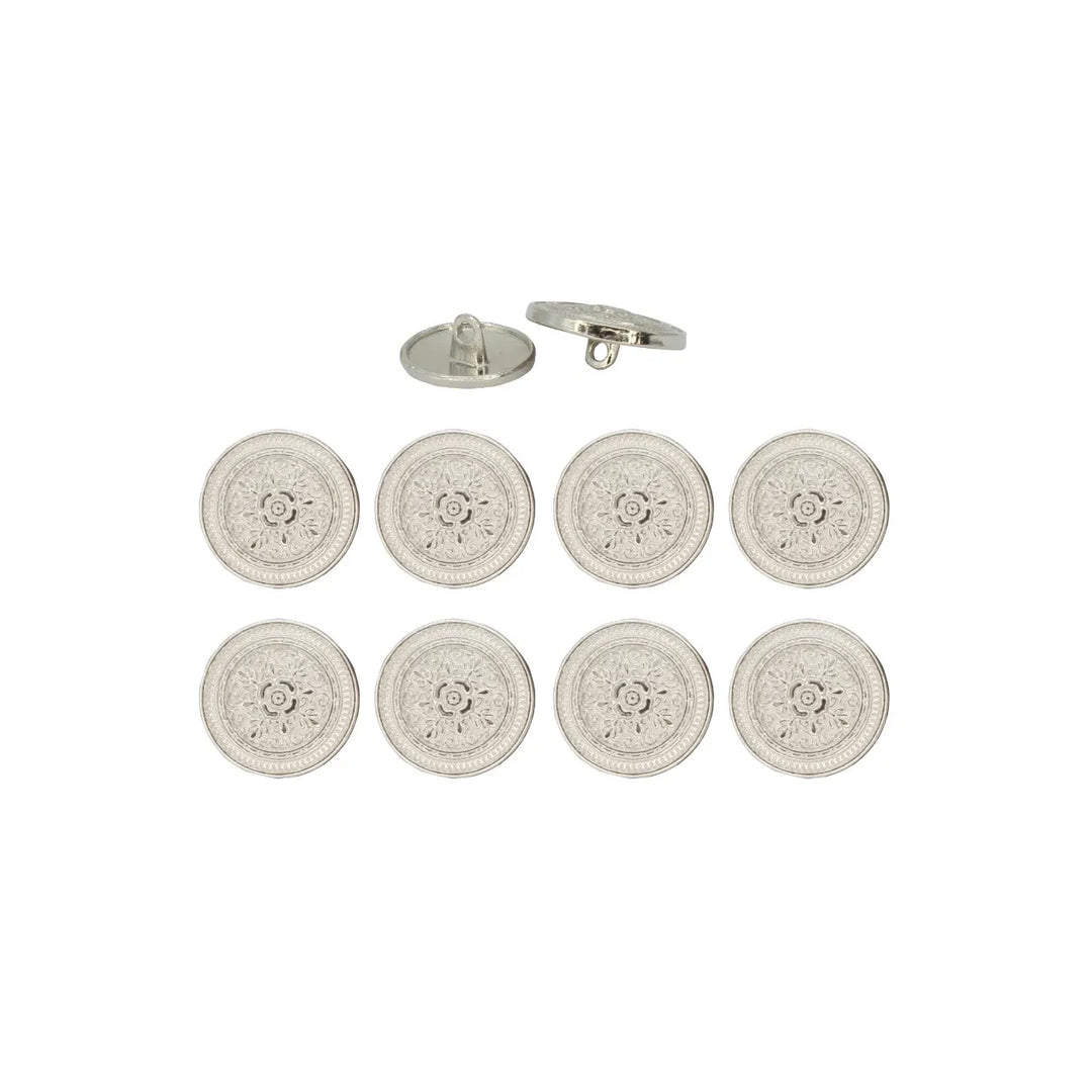 Elegant Design Metal Buttons | 18mm (28L) & 21mm (34L)