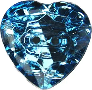 Crystal Blue Acrylic Buttons