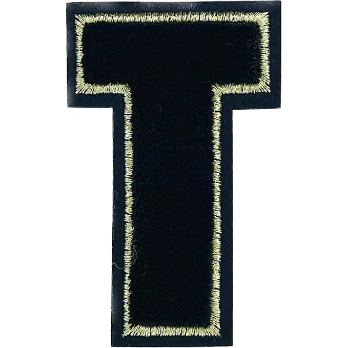 Letter L Hot fix Or Sew Patch