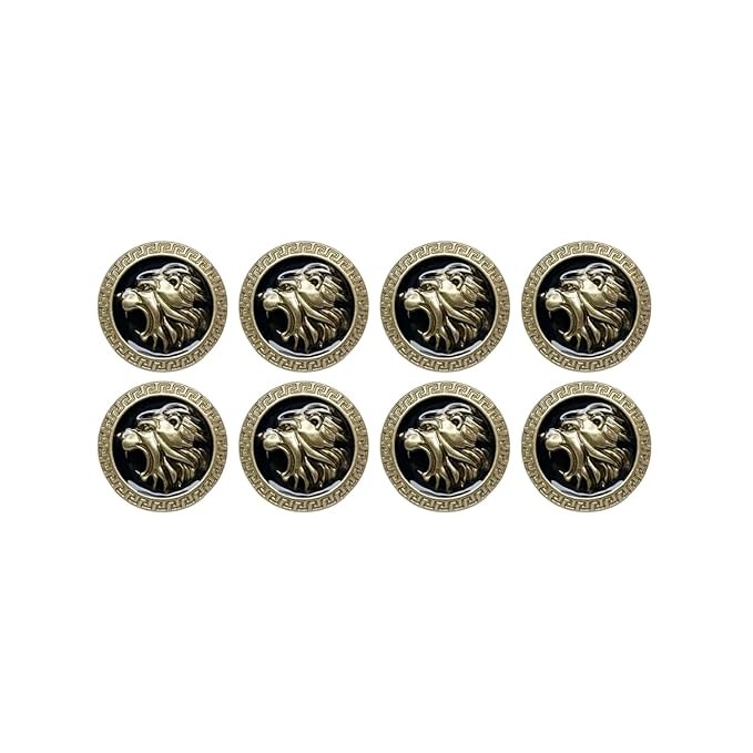 Royal Roars Lion Abs Shank Buttons