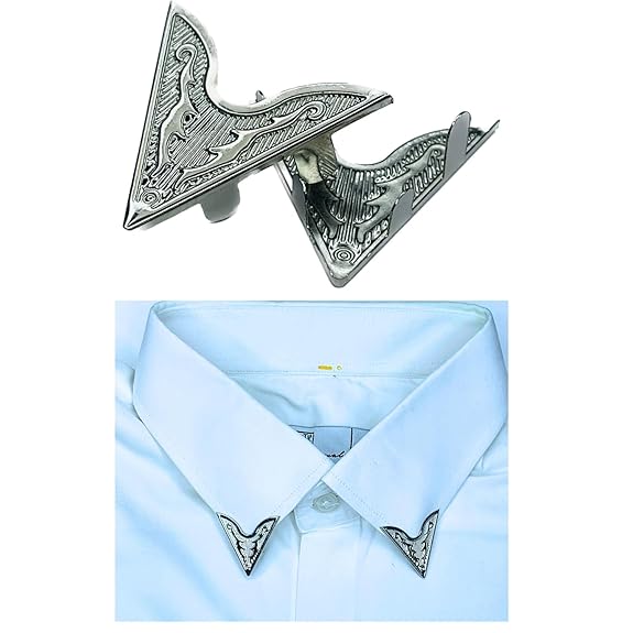 Silver Tribal Collar Tips