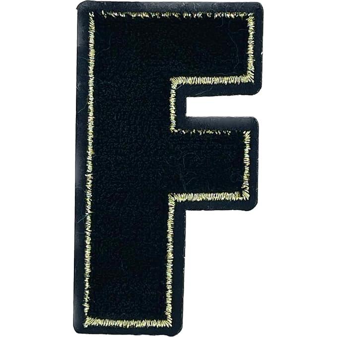 Letter A Hot fix Or Sew Patch