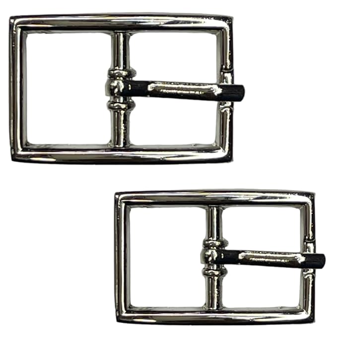 Single Prong Metal Buckle Two Piece