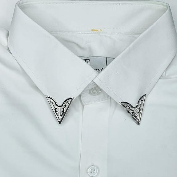 Silver Tribal Collar Tips