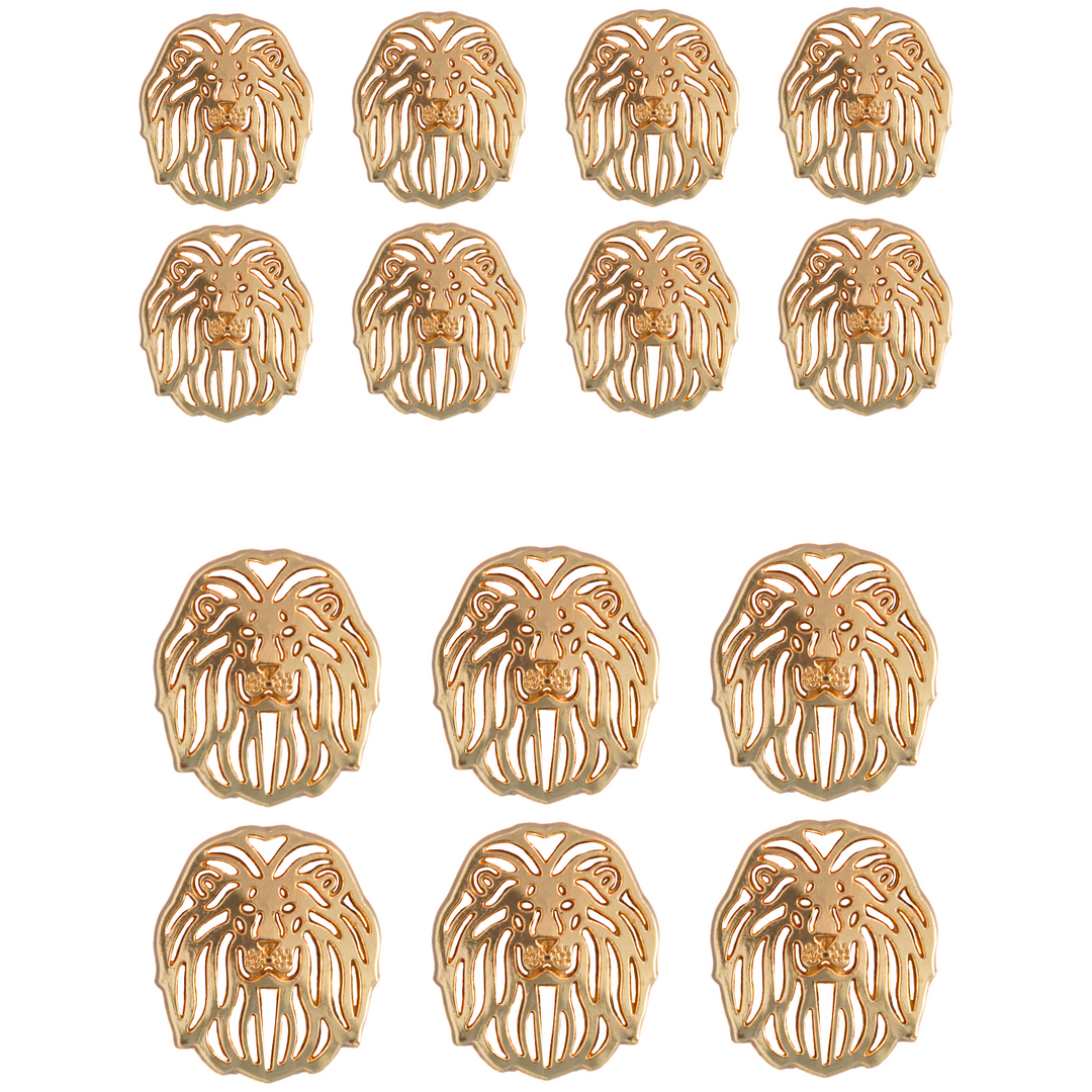 Mane Attraction Lion Buttons