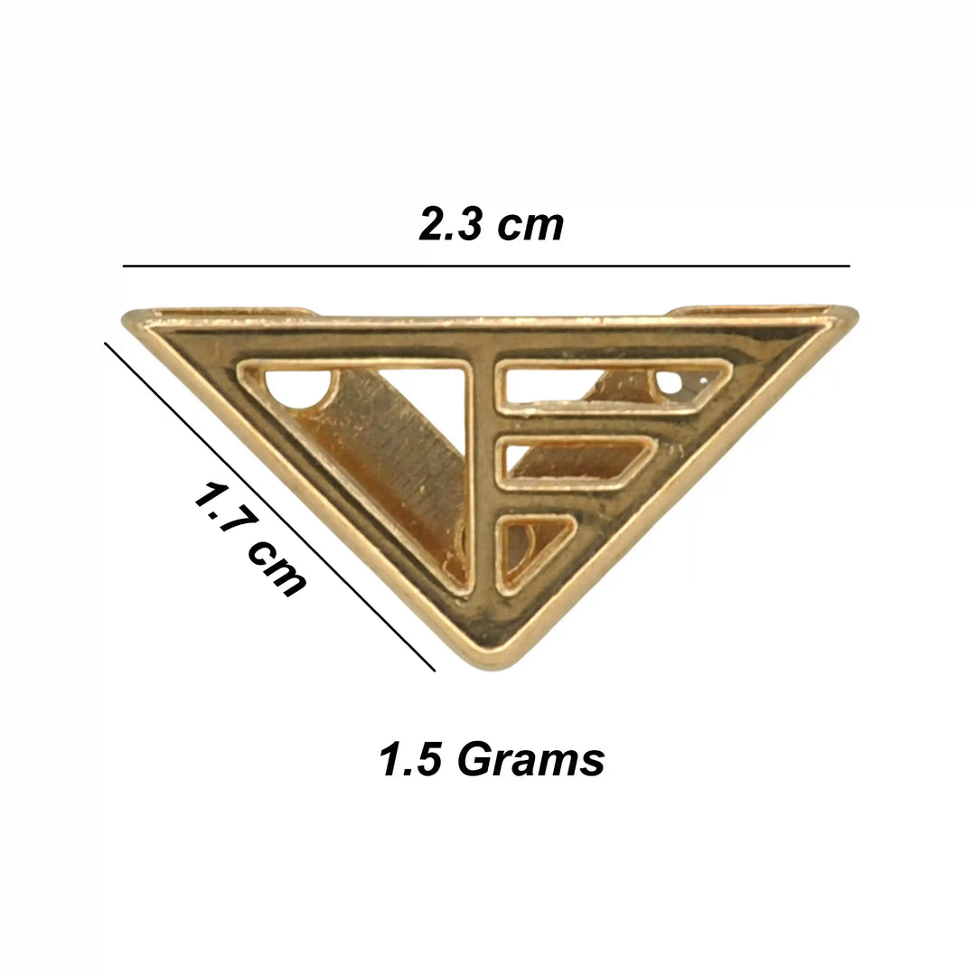 Geometric Linear Triangle Collar Tip
