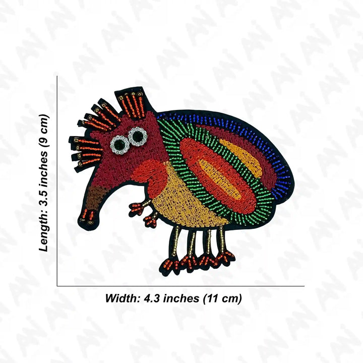 Beaded Echidna Patch