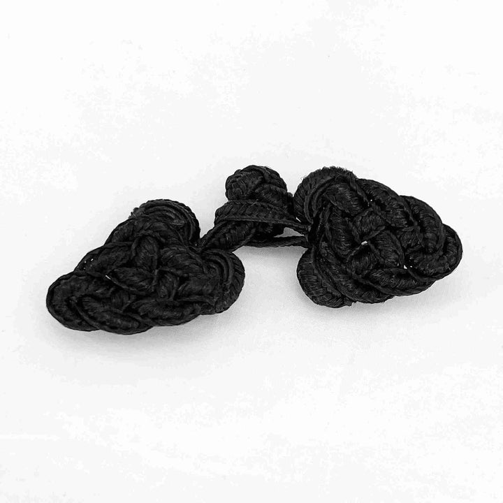 Bow Inspire Cross Cord Design Frog Closure Buttons