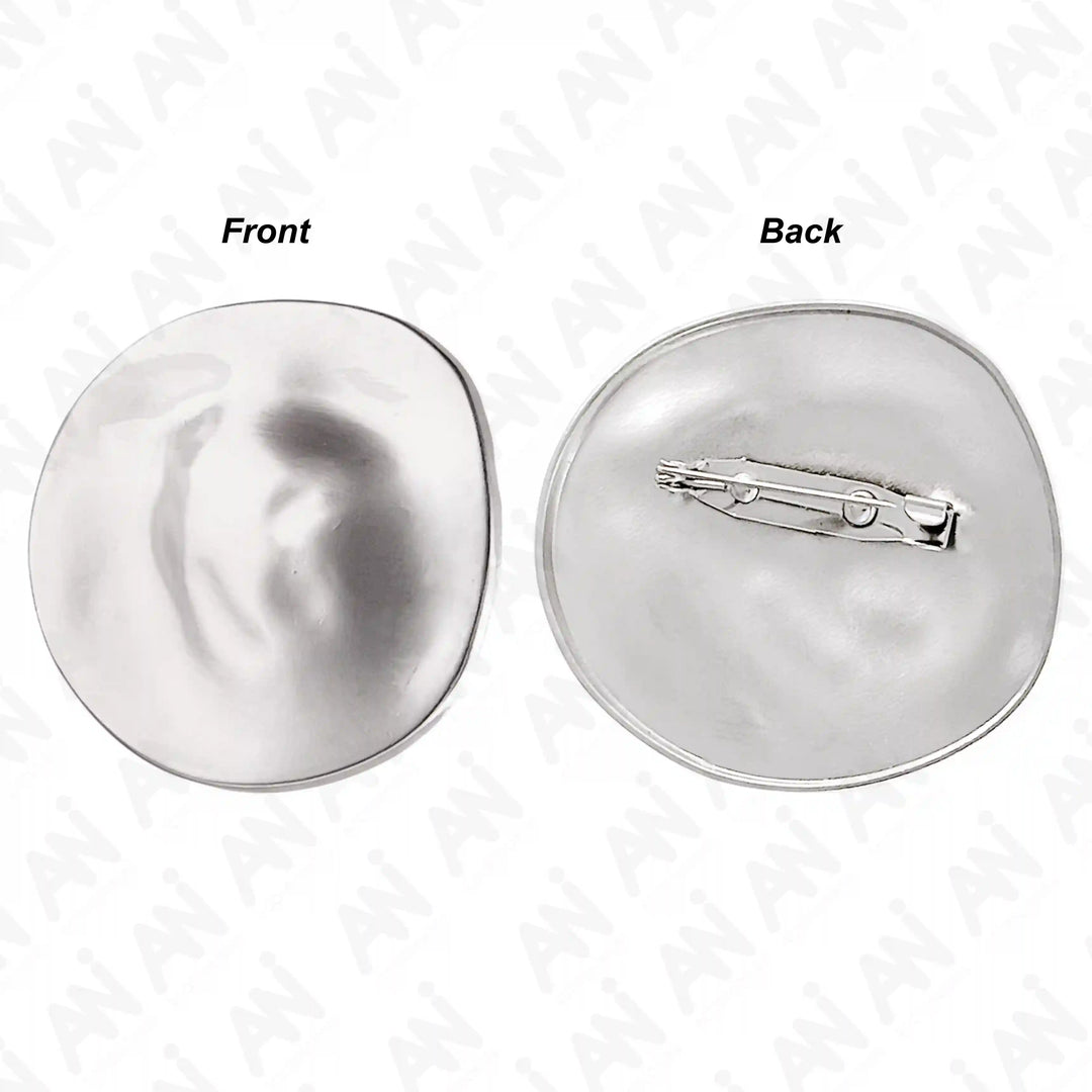Lunar Glow Metal Brooch