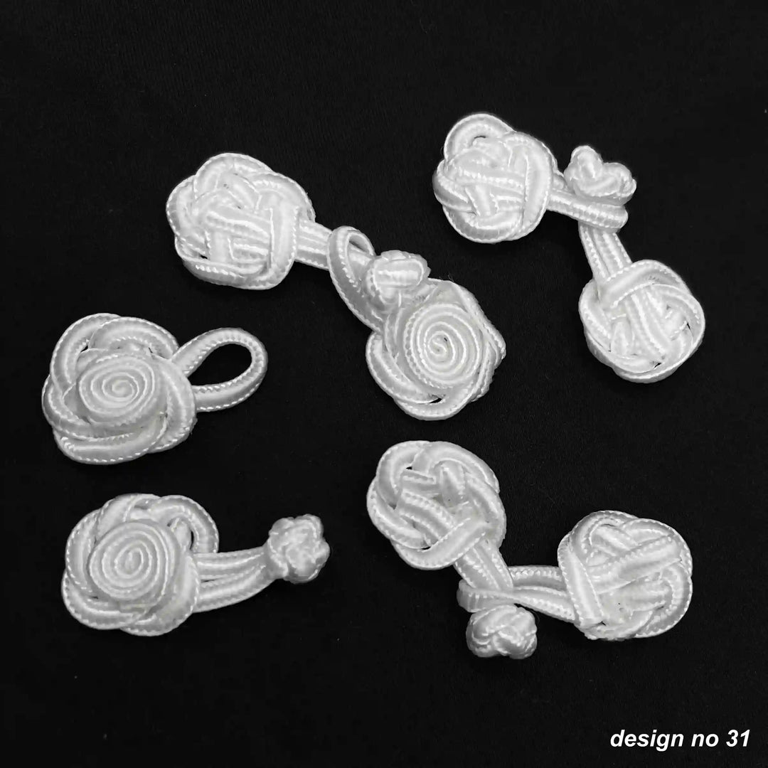 Handmade Cord Chinese Frog Knot Button Closure