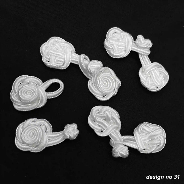 Handmade Cord Chinese Frog Knot Button Closure