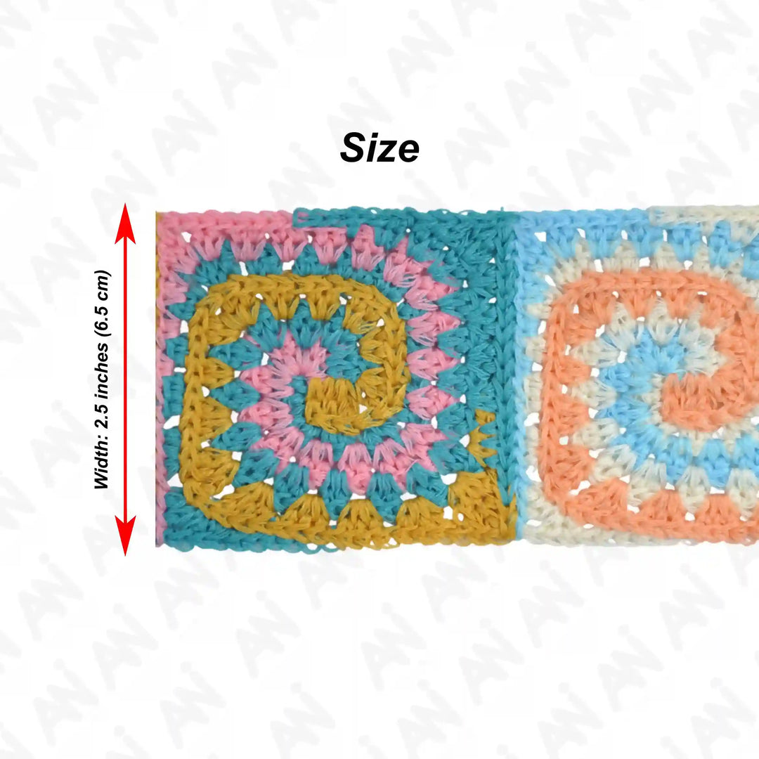 Multicolor Crochet Lace