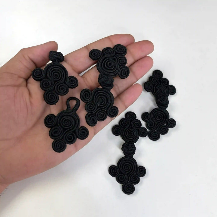 Spiral Pankou Knot Buttons
