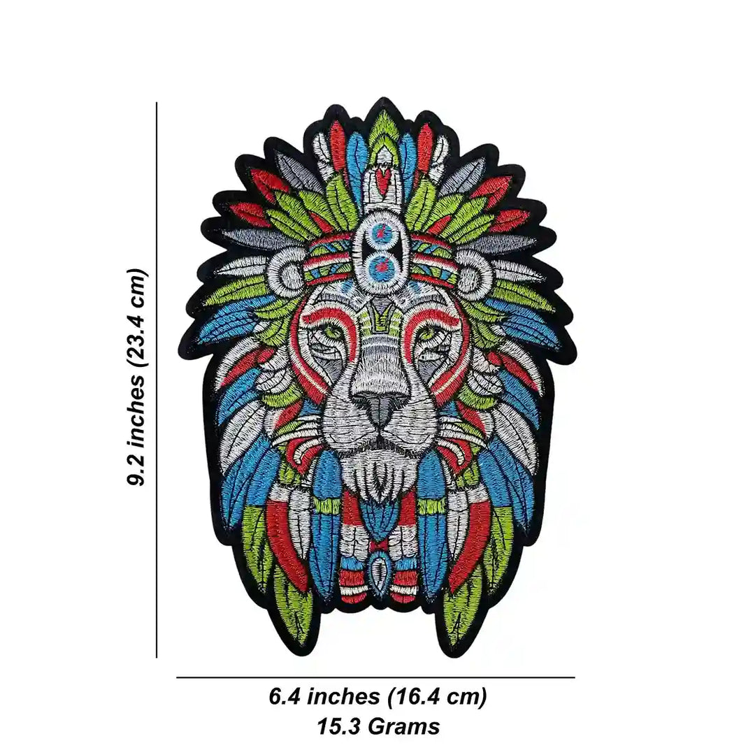 Tribal Inspire African Lion Patch
