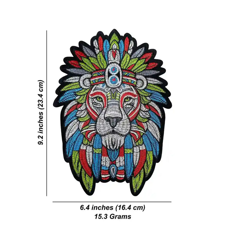 Tribal Inspire African Lion Patch