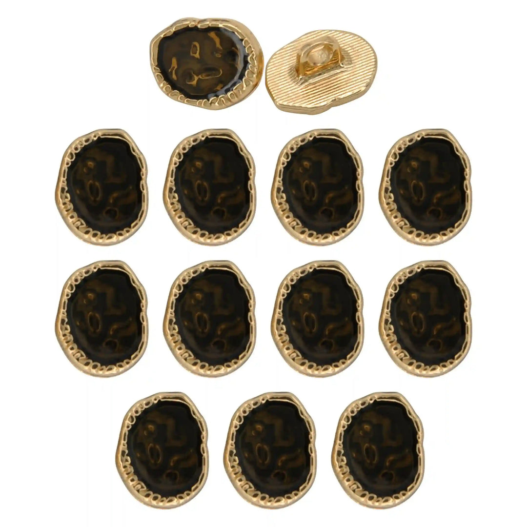Freeform Enamel Shirt 10mm Button