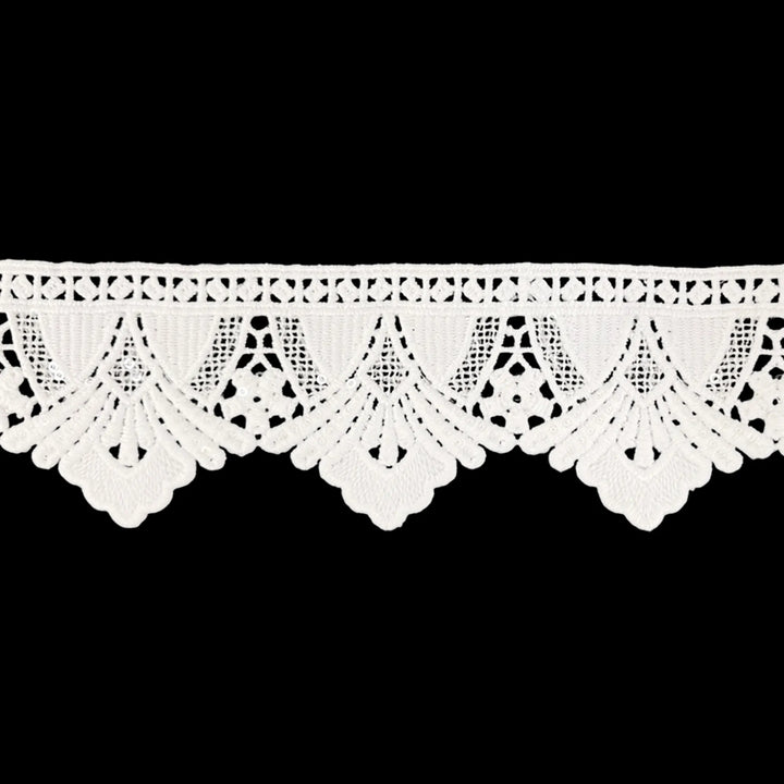 Dahlias Border Sequins Lace | 2 Meter