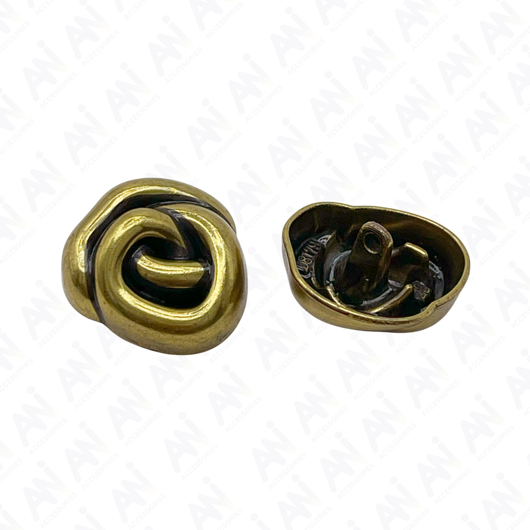 Floral Style Button for Clothing and Accessories