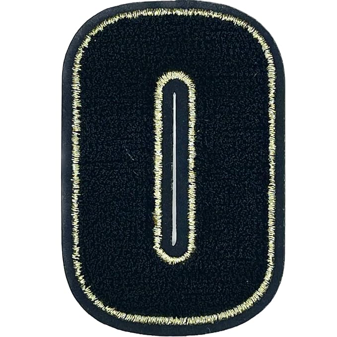 Letter P Hot fix Or Sew Patch