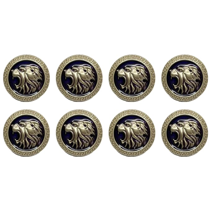 Royal Roars Lion Abs Shank Buttons