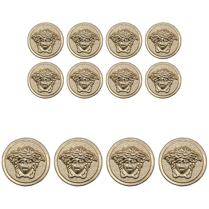 Medusa Metal Shank Buttons