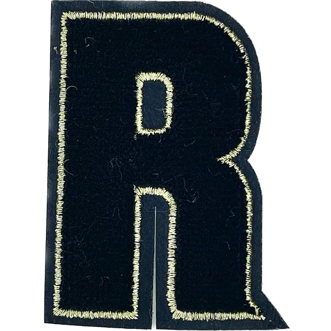 Letter D Hot fix Or Sew Patch