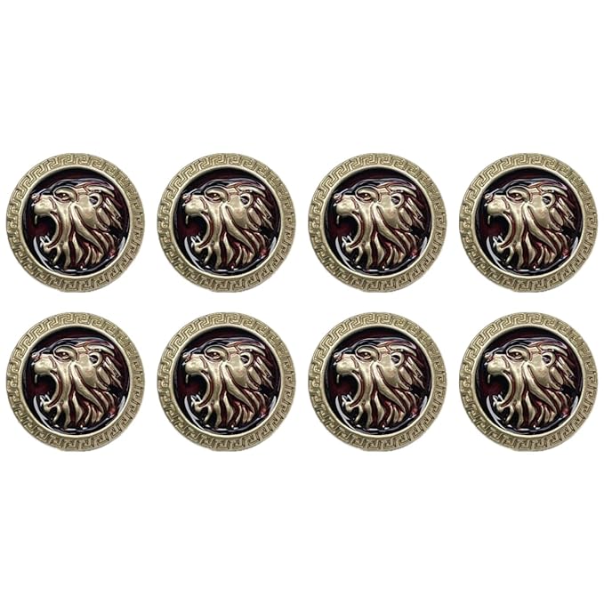 Royal Roars Lion Abs Shank Buttons