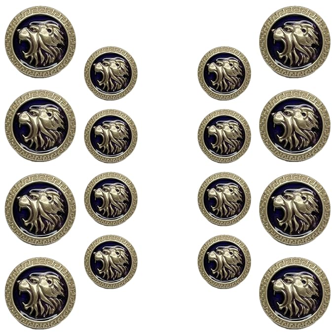 Royal Roars Lion Abs Shank Buttons