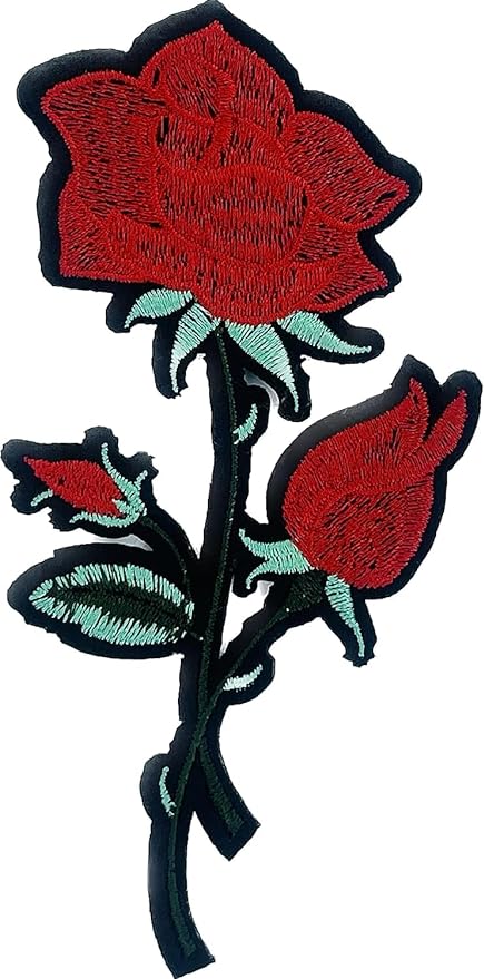 Rosy Embroidered Patch