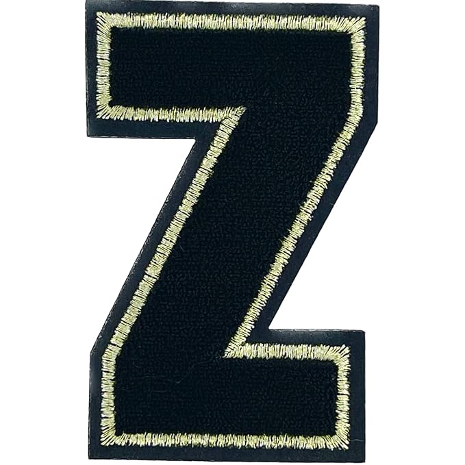 Letter L Hot fix Or Sew Patch