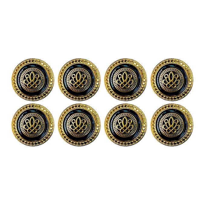 Luxe Insignia Metal Button