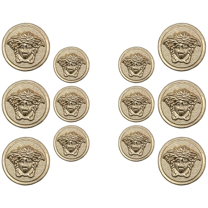 Medusa Metal Shank Buttons