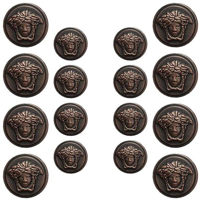 Medusa Metal Shank Buttons